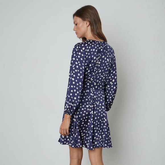 Kenia Polka Dot Dress by Velvet - Picture 3 of 6